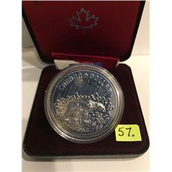 1980 Canada One Dollar Coin; BU (.375 Troy oz Silver)