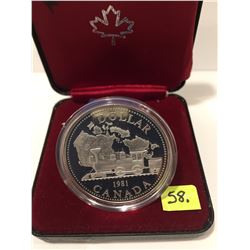 1981 Canada One Dollar Proof Coin (.375 Troy oz Silver)