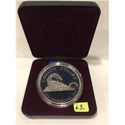 1986 Canada One Dollar Proof Coin; Vancouver (.375 Troy oz Silver)