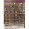Image 3 : 1920 - 2012 Uni-Safe Coin Album; Small Pennies; No Key Dates & pg. of Misc./Duplicates (129 Coins)