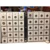 Image 2 : 1922-2005 Nickels in Grey Binder; Duplicates; No Key Dates (117 Coins)