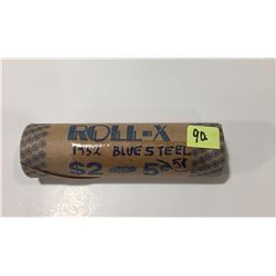1952 Roll of Nickels - Solid Date