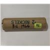Image 1 : 1968 Roll of Nickels - Solid Date; BU