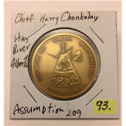 1938-1988 Chief Harry Chonkolay Token