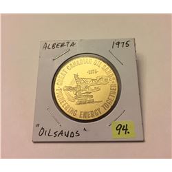 1975 Alberta Oilsands Token