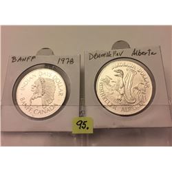 1978 Alberta Banff & Drumheller Tokens
