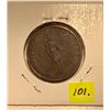 Image 2 : 1837 un Sou Lower Canada Half Penny Token