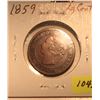 Image 2 : 1859 Canada Large One Cent