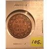 Image 1 : 1876H Canada Large One Cent