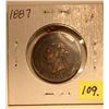 Image 2 : 1887 Canada Large One Cent