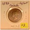 Image 2 : 1892 Canada Large One Cent