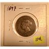 Image 2 : 1897 Canada Large One Cent