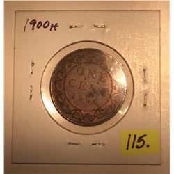 1900H Canada Large One Cent