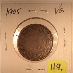 1905 Canada Large One Cent