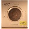 Image 2 : 1907 Canada Large One Cent
