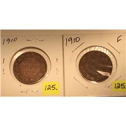 1910 Canada Large One Cent (2)