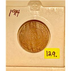 1914 Canada Large One Cent