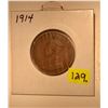 Image 2 : 1914 Canada Large One Cent