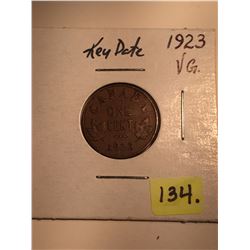 1923 Canada Small One Cent * Key Date