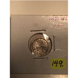 1870 Canada Silver Five Cent