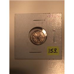 1882H Canada Silver Five Cent