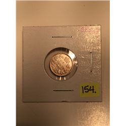 1885 Canada Silver Five Cent - Small 5