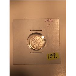 1896 Canada Silver Five Cent