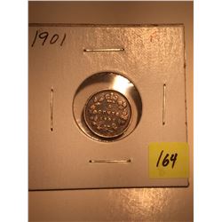1901 Canada Silver Five Cent