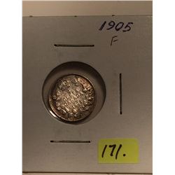 1905 Canada Silver Five Cent