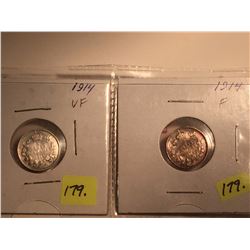 1914 Canada Silver Five Cent (2)