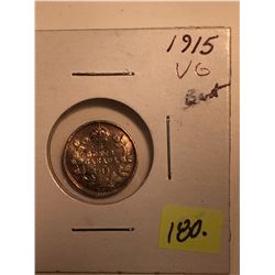 1915 Canada Silver Five Cent