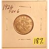 Image 1 : 1926 Canada Five Cent - Far 6 * Key Date