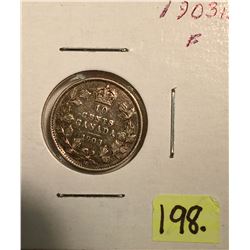 1903H Canada Silver Ten Cent