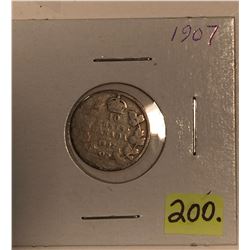 1907 Canada Silver Ten Cent
