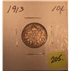 Image 1 : 1913 Canada Silver Ten Cent