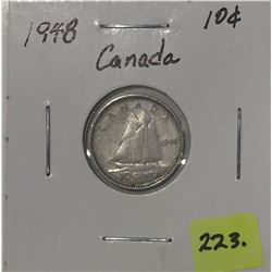 1948 Canada Silver Ten Cent