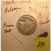 Image 1 : 1908 - 1998 Canada Silver Ten Cent (from Proof Set); Matte Finish