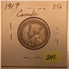 Image 2 : 1917 Canada Silver Twenty-five Cent