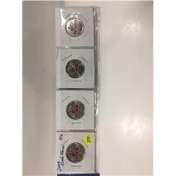 2009 Cindy Klassen Coloured Canada Twenty-five Cents (4)