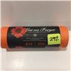 Image 1 : 2004 Canada 'Lest We Forget' Poppy Roll of Twenty-five Cent pcs.