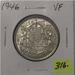 1946 Canada Silver Fifty Cent