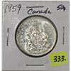 Image 1 : 1959 Canada Silver Fifty Cent