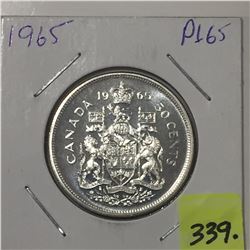 1965 Canada Silver Fifty Cent