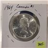 Image 2 : 1964 Canada Silver Dollar