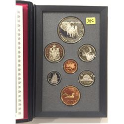 1992 RCM Proof Set w/Sterling Silver Stage Coach Dollar