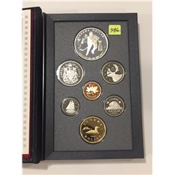 1993 RCM Proof Set w/Sterling Silver Stanley Cup Dollar