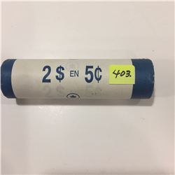 1 Roll of Canada 1945-2005 Five Cents - Original Mint Pkg.