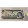 Image 1 : 1973 Bk of Canada One Dollar Bill; Radar Note; SN AMU1421241; Uncirc.