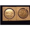 Image 1 : 1965 Canada Silver Dollars (2) 1 - Blunt; 1 - Pointed