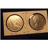 Image 2 : 1965 Canada Silver Dollars (2) 1 - Blunt; 1 - Pointed
